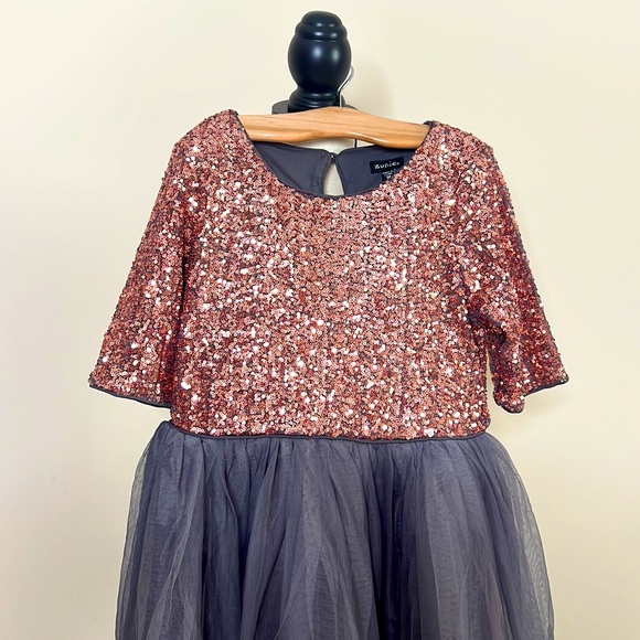 New Party Sequin Girl Dress - Picture 3 of 8